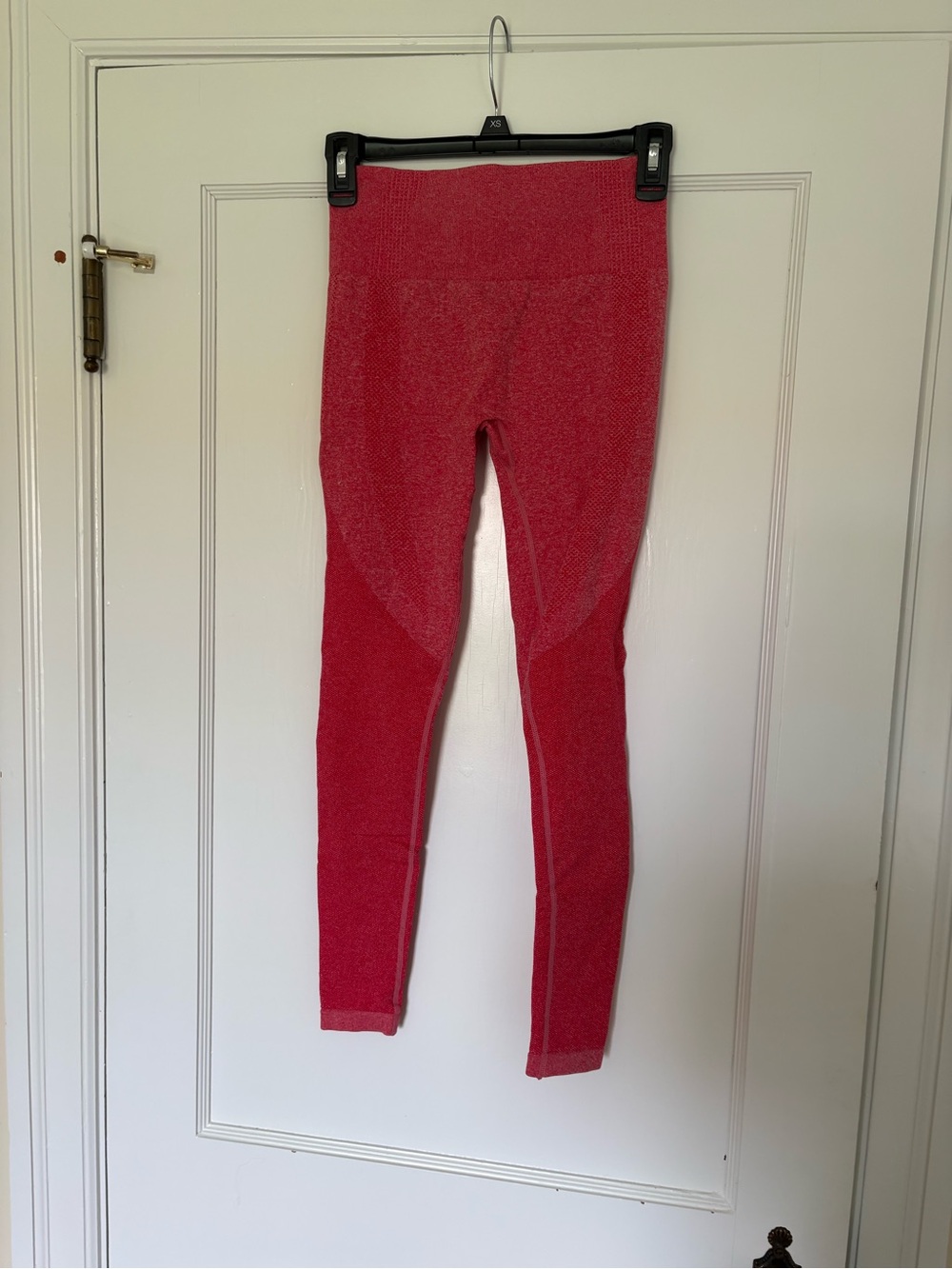 SHEIN Red Seamless High-Waist Leggings